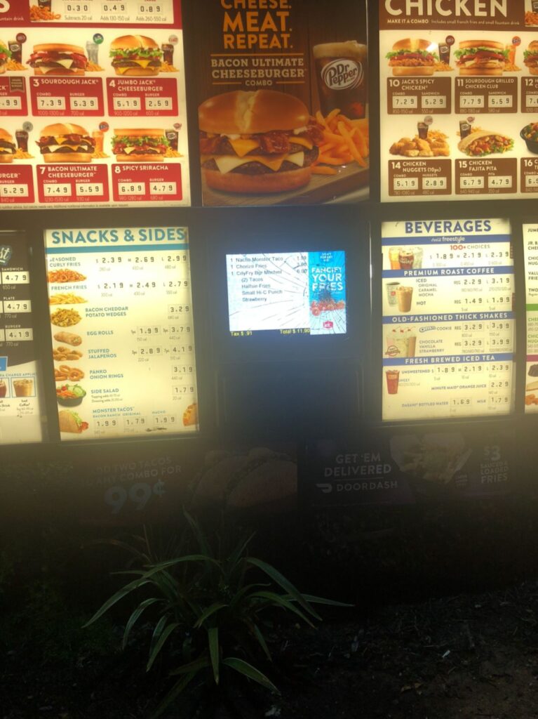 Jack in the Box Menu 4