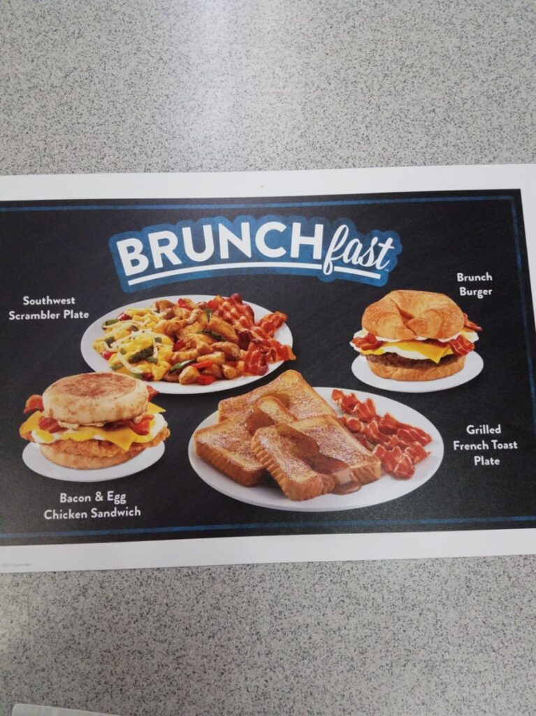 Jack in the Box Menu 6